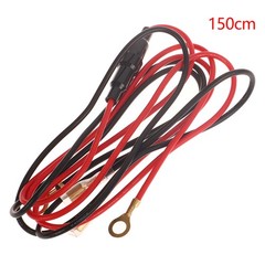 60/100/150cm Cigarette Lighter Wire Cord With 10A Fuse For Car Motorcycle Refit