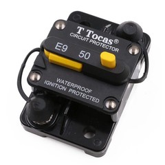 E9 50 Amp Circuit Breaker Surface Mount with Manual Reset | Waterproof IP67 P…