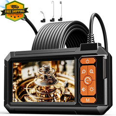 Cámara Endoscópica Con Luz Doble Lente 4.3 Pulgadas HD 1920P Cable Semi-Rígido