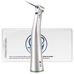 Dental 16:1 Green Contra Angle Handpiece Endodontic Root Canal LED Light X10L