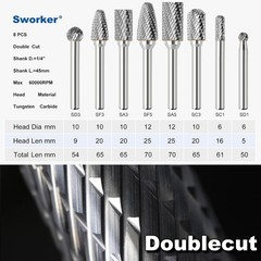 Carbide Burr Set – Metal Wood Steel Stone Deburring Cutting