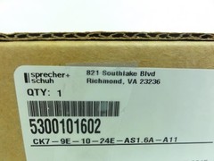 185927 New In Box; Sprecher CK7-9E-10-24E-AS1.6A-A11 Starter 1-1.6A; 3P; 690V