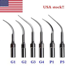 Dental Ultrasonic Piezo Scaler Perio Tips G1,G2,G3,G4,P1,P3 Fit EMS/Woodpecker