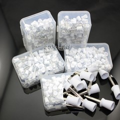 500 PCS Dental Latch Polisher Type Polishing Prophy Cup Tooth Bowl White Brushes