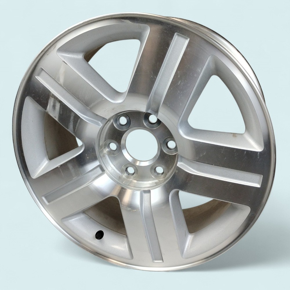 GM OEM 20″ 6 Spoke Polished Alloy Wheel Rim 9596384 20×8.5 JX31 Silver 19153449
