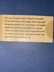 Kate’s Paperie Journal NoteBook 7×9” NEW Sealed 3 different sections