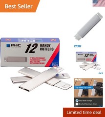 Inc. HC100 Handy Box Cutter, Tap Open/Tap Close, 12 per Box, AssortedPackagin…