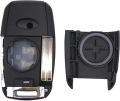 Flip Key Fob Shell Case fit for Optima Rio Soul Sorrento Sportage Keyless Entry