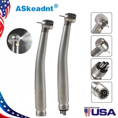 NSK Style Dental Fiber Optic LED E-generator high speed handpiece 2 Hole 4 Hole