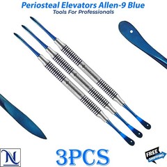 Allen 9 Periosteal Elevator Double Ended Blue Dental Tissue Reflection Surgical