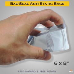 50 x Anti Static Shielding ESD Bag 6″ x 8″ Zip Lock Reclosable 15x20CM