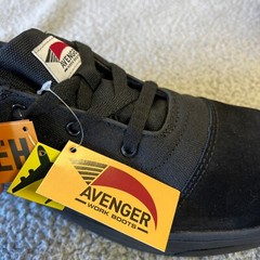 Avenger Work Boots Shoe Mens 12 Black Electrical Hazard A4133 Soft Toe 3 Eye