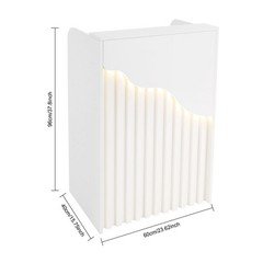 Modern LED Reception Front Desk Checkout Reception Counter with Lockable Drawer