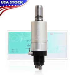 1-5pcs Dental Slow Low Speed Air Motor Handpiece 4Holes E-type Fit NSK EP/YX/YP