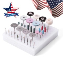 Dental Lab Polishing Kit Diamond Burs HP 2.35mm For Ceramics Porcelain Grinding