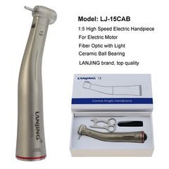 COXO C PUMA Dental Electric Motor Handpiece 1:5 Contra Angle 1:1 LED Brushless