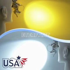 Dental 3.5X Binocular Loupe Headband Magnifier/5/10W LED Headband Headlight Lamp