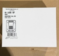POTTER HS-24WR-WP #4890060 Wall Mount Horn Strobe Outdoor New!!! (29 Available)