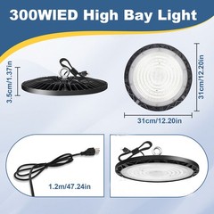 UFO Led High Bay Light 300W Warehouse Factory Commercial Industrial Light 6000K