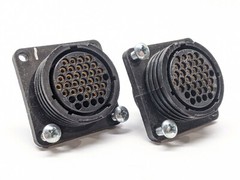 TE 206306-1 Connector Housing 37 Position AMP CPC Receptacle LOT OF 2