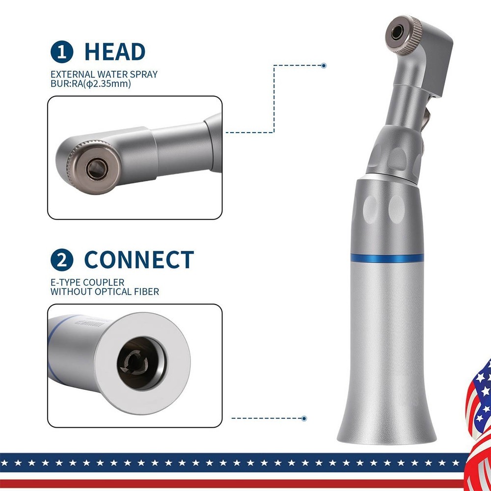 Dental slow Speed Contra Angle Handpiece Air Motor 2Hole/4Hole Micromotor