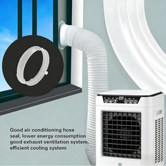 5.9 Inch Portable Air Conditioner Hose Connector, Comes with Threaded Adapter…