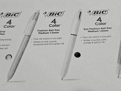 7 Bic 4 Color Ball Pen & Pencil Fun Colorful Assorted Inks Mostly Made in France