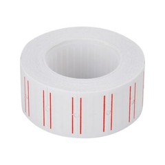 30 Rolls 600/Roll White Red Line Price Gun Paper Tag Labels for MX 5500 w/ 3 ink