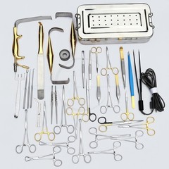 Tebbetts Breast Surgery Instruments Set of 38Pcs Tebbereast Augmentation Surgery
