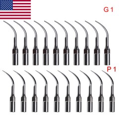 10 Dental Ultrasonic Piezo Scaler Tips Fit EMS Handpiece Scalling/Perio G1 P1 YX
