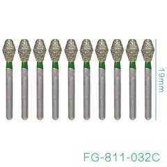 Dental Burs Diamond FG High Speed Round End Taper Ball Football Cylinder Coarse