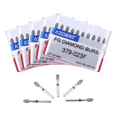5Box Dental Super Coarse Diamond Burs Football Cutting Concentric Fine 379-023F