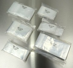 600 PIECE 2MIL ZIP LOCK POLY RECLOSABLE PLASTIC CLEAR BAGGIES ASSORTED SIZES LOT