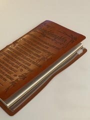 To My Granddaughter Leather Journal Blank Book Gift From Grandma