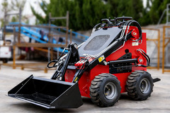 Free Ship MS380 Wheeled Mini Skid Steer Loader 23HP EPA Dual Pumps Gas Engine
