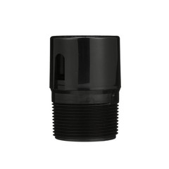 Oatey 39012 1.5 in. NPT ABS in-Line Vent, Black