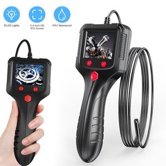 8mm LED Handheld Industrial Borescope Endoscope 2.4″ Inspection Snake Camera
