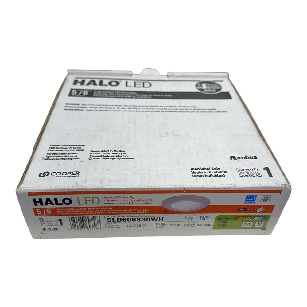 New Eaton HALO SLD606830WH Surface LED Downlight 🔥Fast Shipping🔥