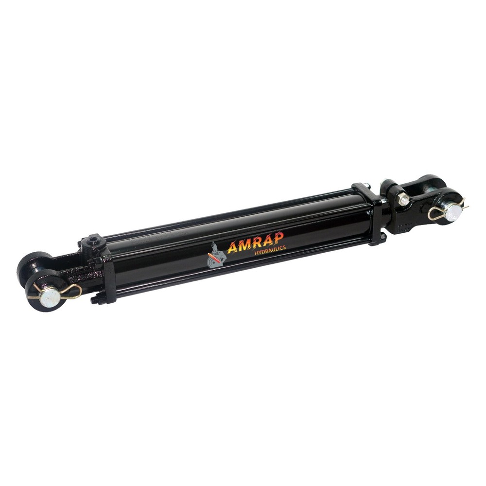 2x8A Hydraulic Cylinder 2″ Bore 8 ASAE” Stroke Double Acting Tie-Rod SAE PORTS