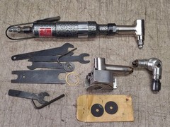 Air Speed 3 in 1 Pneumatic Air Angle Panel Saw Drill Cutter Aircraft Tool USA