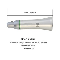 Dental Hygiene Prophy 4:1 Straight Nose Cone Handpiece Air Motor 4 Hole WH NSK