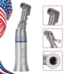 NSK Style Dental Slow Low Speed Contra Angle Handpiece Push Button E-type Attach