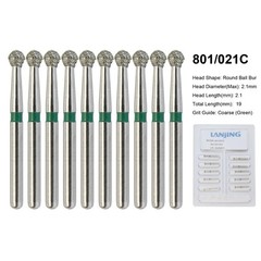 Dental Round Diamond Bur FG Pear Round End Taper Football Egg Barrel High Speed