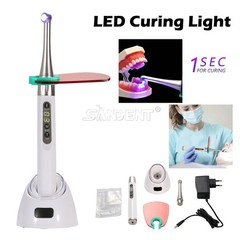 LED Dental Curing Light Lamp 1 Sec Resin Cure 2500mw/c㎡