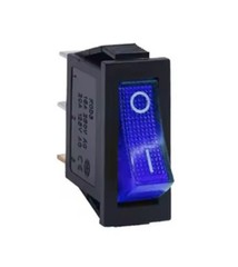 Illuminated LED On/Off SPST 3 Pin 2 Position Mini Boat Rocker Toggle Switch