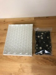CLEAR VIAL, 24ML, 23X85MM , 20-400MM THREAD W/ 14B LINED CAPS PK/100 *NEW*