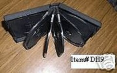 1PCS TOP QUALITY 9-Disc DVD CASE, BLACK 1 1/4″ SPINE DH9 FREE SHIPPING