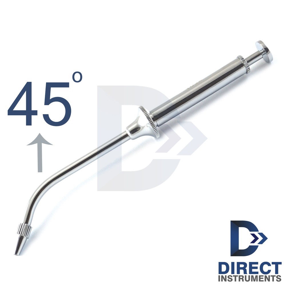Amalgam Carrier Gun Syringe 45° Dental Filling Cavity Preparation Restoration CE