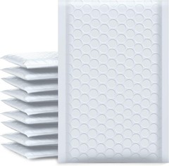 50 Pack 4×8 Inch Opaque Bubble Mailers with Self-Seal Adhesive – Protect Your…