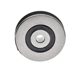 Stainless Steel Deep U-Groove Ball Bearing Pulley, Metal Pulley, Wheel Bearings,